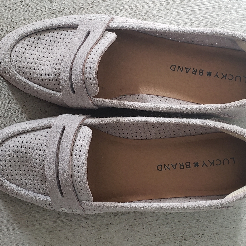 Lucky Brand perforated Loafers size 6
